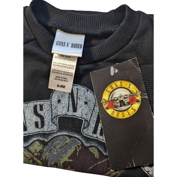 Guns ‘N Roses Sweet Child O’ Mine 6-9 Mos Sweatshirt NWT - Picture 4 of 5